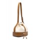 NOLAH Felicity Cream Brown τσάντα ώμου
