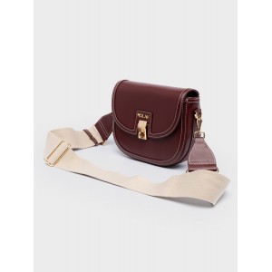 NOLAH Madrid Burgundy Light Gold τσάντα ώμου & χιαστί