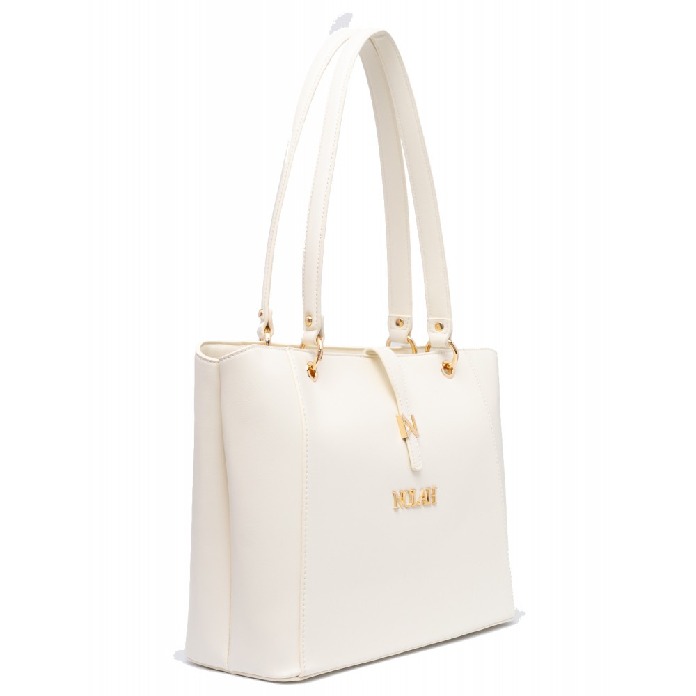NOLAH Stella Ivory Light Gold τσάντα ώμου