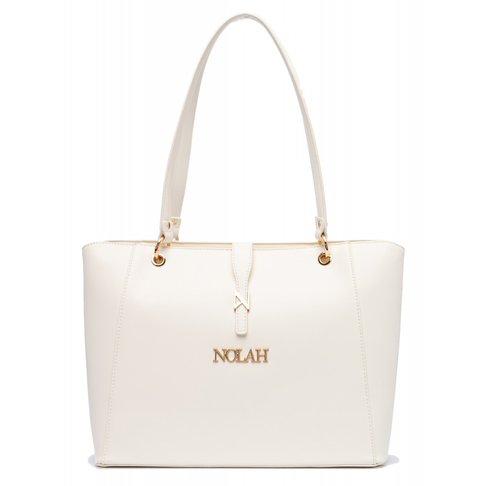 NOLAH Stella Ivory Light Gold τσάντα ώμου