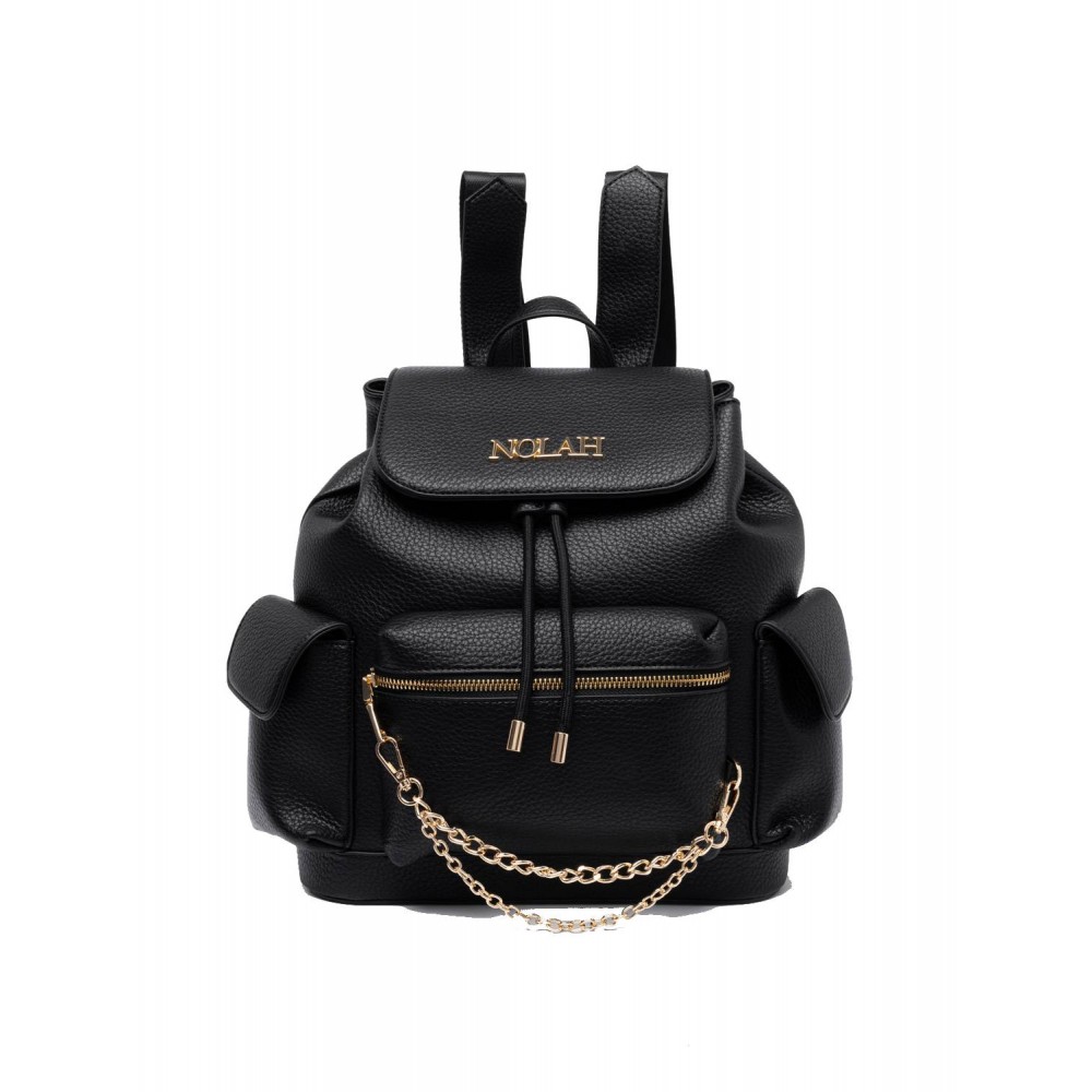 NOLAH Tasha Black Light Gold Τσάντα Πλάτης Backpack NOLAH Tasha Black Light Gold Τσάντα Πλάτης Backpack