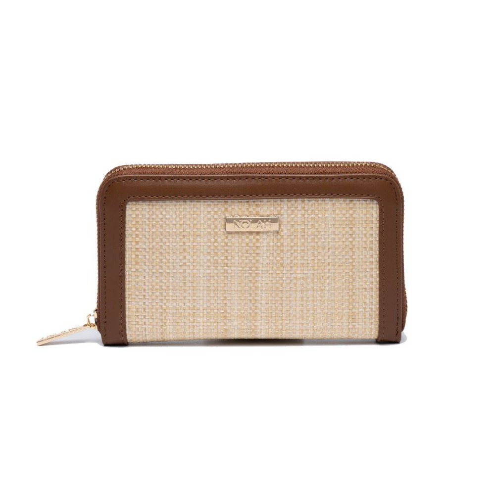 NOLAH Brest Beige Brown Γυναικείο Πορτοφόλι 
