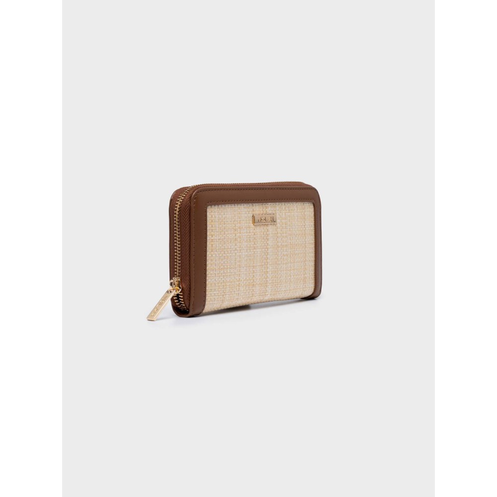 NOLAH Brest Beige Brown Γυναικείο Πορτοφόλι 