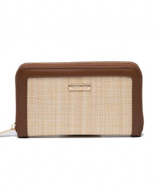 NOLAH Brest Beige Brown Γυναικείο Πορτοφόλι 