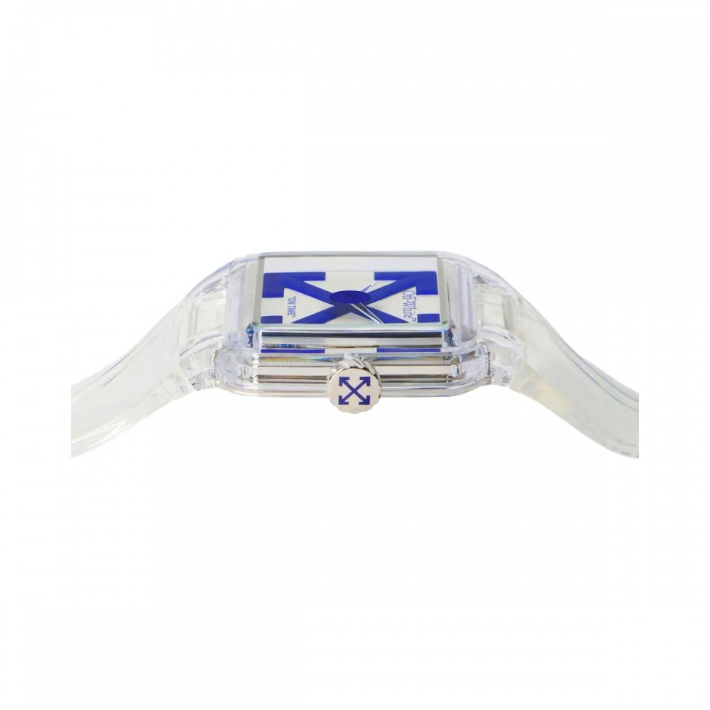 OFF-WHITE Proto 01 Ανδρίκο Ρολόι Λευκό Πλαστικό Λουράκι OW1G001P0015