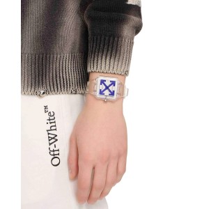 OFF-WHITE Proto 01 Ανδρίκο Ρολόι Λευκό Πλαστικό Λουράκι OW1G001P0015