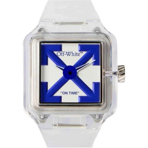 OFF-WHITE Proto 01 Ανδρίκο Ρολόι Λευκό Πλαστικό Λουράκι OW1G001P0015