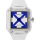 OFF-WHITE Proto 01 Ανδρίκο Ρολόι Λευκό Πλαστικό Λουράκι OW1G001P0015