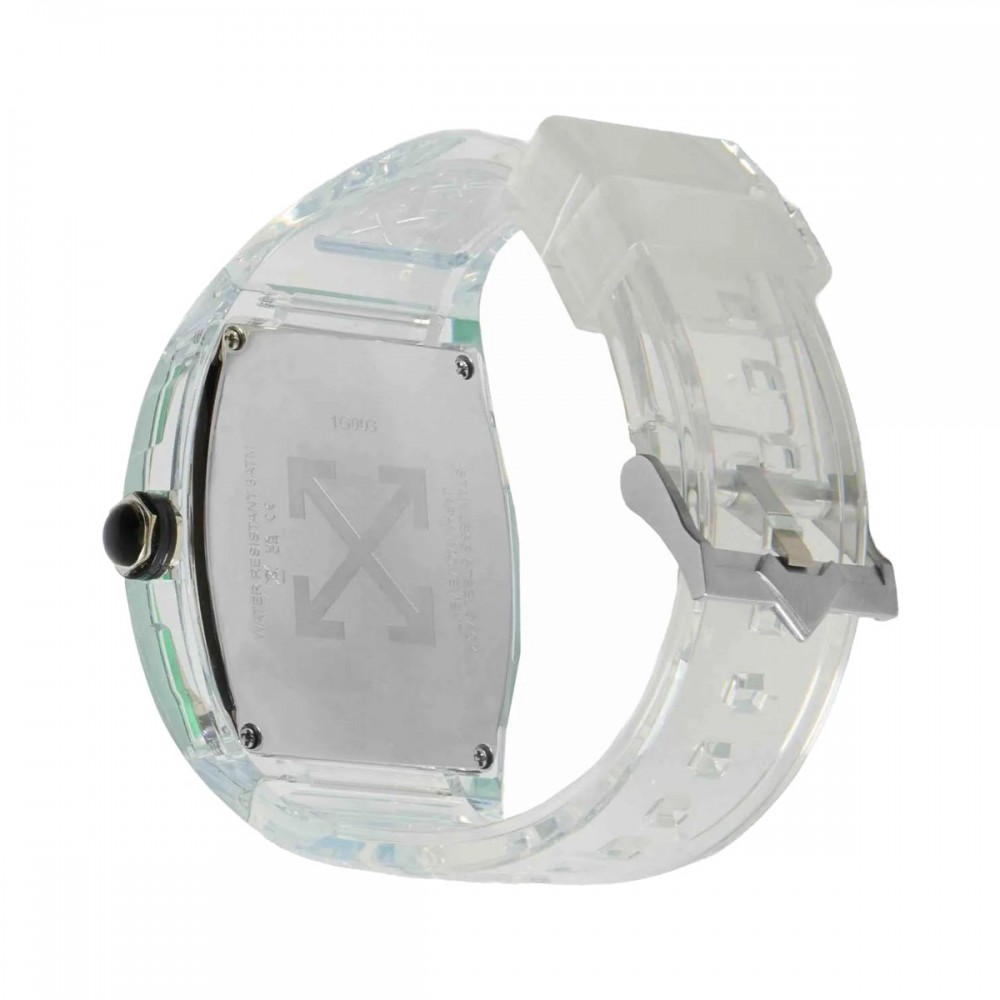 OFF-WHITE Beat Ανδρίκο Ρολόι Λευκό Πλαστικό Λουράκι OW1G003P0225 OFF-WHITE Beat Ανδρίκο Ρολόι Λευκό Πλαστικό Λουράκι OW1G003P0225