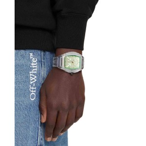 OFF-WHITE Beat Ανδρίκο Ρολόι Λευκό Πλαστικό Λουράκι OW1G003P0225