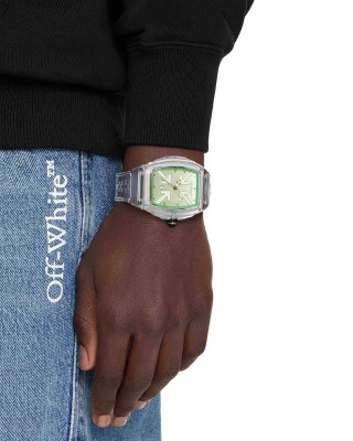 OFF-WHITE Beat Ανδρίκο Ρολόι Λευκό Πλαστικό Λουράκι OW1G003P0225