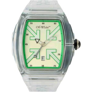 OFF-WHITE Beat Ανδρίκο Ρολόι Λευκό Πλαστικό Λουράκι OW1G003P0225
