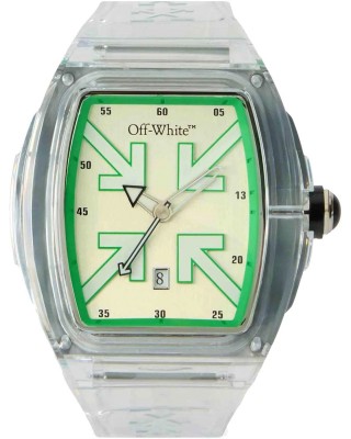 OFF-WHITE Beat Ανδρίκο Ρολόι Λευκό Πλαστικό Λουράκι OW1G003P0225