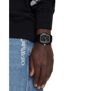 OFF-WHITE Beat Ανδρίκο Ρολόι Μαύρο Πλαστικό Λουράκι OW1G003P0265