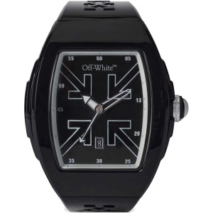 OFF-WHITE Beat Ανδρίκο Ρολόι Μαύρο Πλαστικό Λουράκι OW1G003P0265