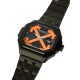 OFF-WHITE Heavy Duty Ανδρίκο Ρολόι Μαύρο Ανοξείδωτο Ατσάλι μπρασελέ OW1G011M0115