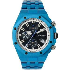 OFF-WHITE High Frequency Ανδρίκο Ρολόι Μπλε Ανοξείδωτο Ατσάλι μπρασελέ OW1G023M0085