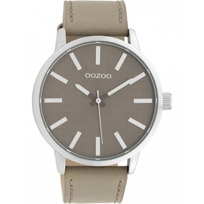 OOZOO timepieces Ρολόι Unisex Γκρι Δερμάτινο Λουράκι C10032 OOZOO timepieces Ρολόι Unisex Γκρι Δερμάτινο Λουράκι C10032