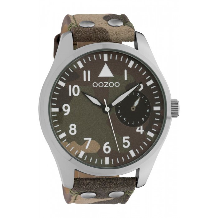 OOZOO Timepieces XXL Ρολόι Ανδρικό Παραλλαγής Δερμάτινο Λουρί C10327 OOZOO Timepieces XXL Ρολόι Ανδρικό Παραλλαγής Δερμάτινο Λουρί C10327