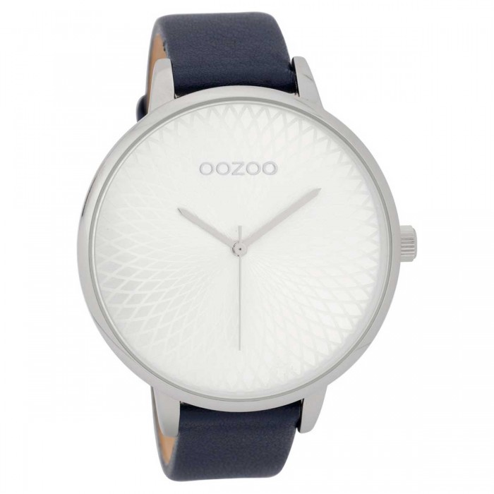 OOZOO V Ρολόι Γυναικείο Μπλε Δερμάτινο Λουράκι C9728