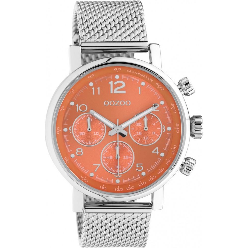 OOZOO Timepieces Ρολόι Unisex Ασημί Mesh Μεταλλικό Μπρασελέ C10903 OOZOO Timepieces Ρολόι Unisex Ασημί Mesh Μεταλλικό Μπρασελέ C10903