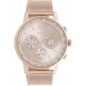 OOZOO Timepieces Women's Watch Rose Gold Stainless Steel Bracelet C10883