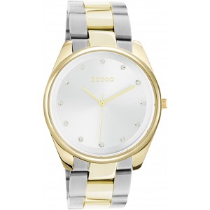 OOZOO Timepieces Women's Watch Silver & Gold  Metallic Bracelet C10960