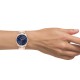 OOZOO Timepieces Ρολόι Γυναικείο Ροζ Επιχρυσωμένο Μεταλλικό Μπρασελέ  C10967