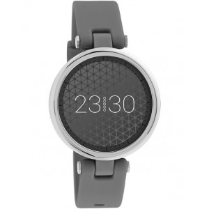 OOZOO Timepieces Smartwatch Ladies Grey Rubber Strap Q00403 