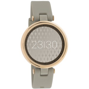 OOZOO Timepieces Smartwatch Ladies Light Grey Rubber Strap QQ00402 
