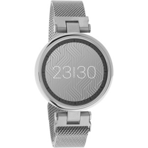 OOZOO Timepieces Smartwatch Ladies  Silver Stainless Steel Bracelet Q00408