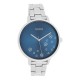 OOZOO Timepieces Ρολόι Γυναικείο Ασημί Ανοξείδωτο Ατσάλι μπρασελέ C11121