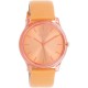 OOZOO Timepieces Ρολόι Γυναικείο Πορτοκαλί Δερμάτινο Λουράκι C11141