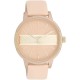OOZOO Timepieces Ρολόι Γυναικείο Ροζ Δερμάτινο Λουράκι C11151