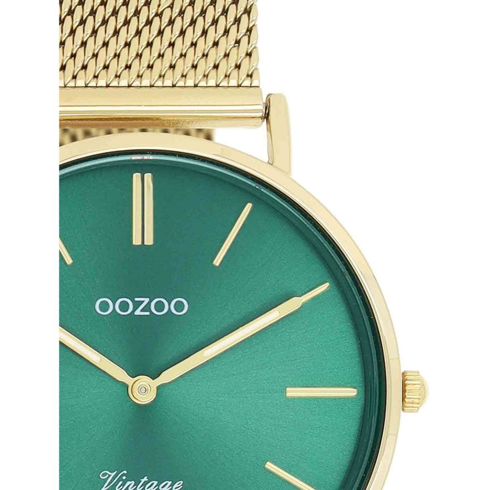 OOZOO Timepieces Ρολόι Γυναικείο Επιχρυσωμένο Ανοξείδωτο Ατσάλι μπρασελέ C20295 (36mm)