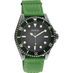 OOZOO timepieces Watch Green synthetic strap C11010