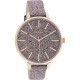OOZOO Timepieces Ρολόι Γυναικείο Πολύχρωμο Δερμάτινο Λουράκι C11032