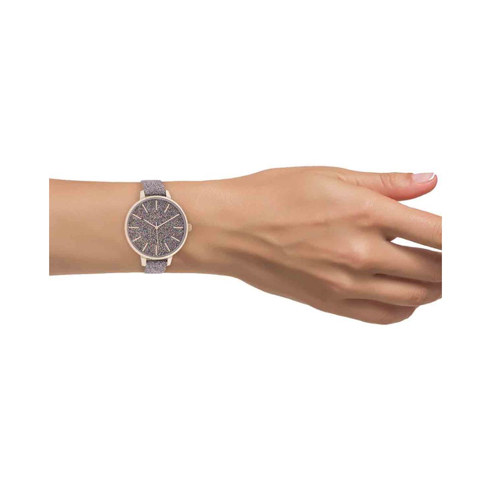 OOZOO Timepieces Ρολόι Γυναικείο Πολύχρωμο Δερμάτινο Λουράκι C11032