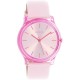 OOZOO Timepieces Ρολόι Γυναικείο Ροζ Δερμάτινο Λουράκι C11138