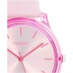 OOZOO Timepieces Ρολόι Γυναικείο Ροζ Δερμάτινο Λουράκι C11138