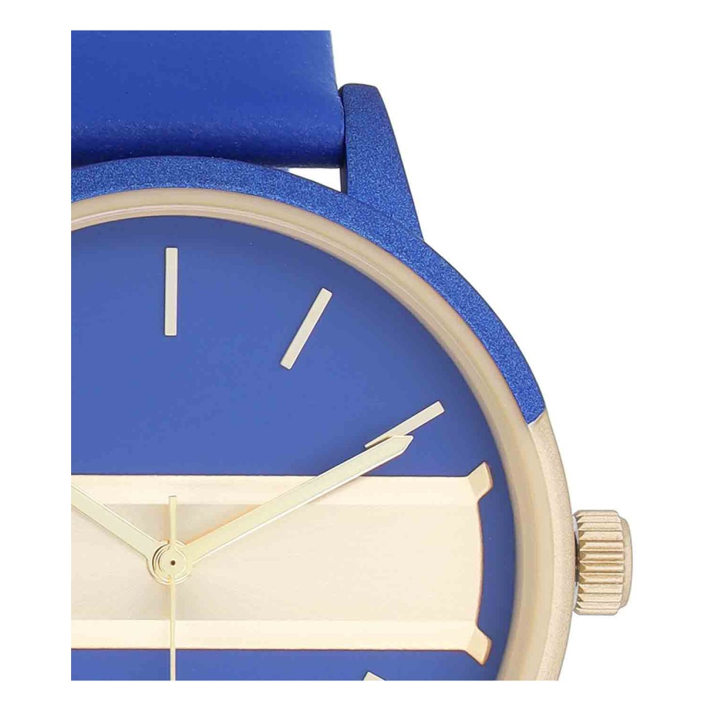 OOZOO Timepieces Ρολόι Γυναικείο Μπλε Δερμάτινο Λουράκι C11154