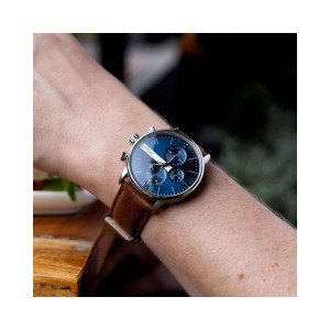 OOZOO Timepieces Ρολόι Ανδρικό Καφέ Δερμάτινο Λουράκι C11221