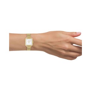 OOZOO Vintage Ρολόι Γυναικείο Χρυσό Μεταλλικό Μπρασελέ  C20263