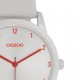 OOZOO Timepieces Ρολόι Γυναικείο Γκρι Δερμάτινο Λουράκι C11166