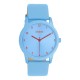 OOZOO Timepieces Ρολόι Γυναικείο Γαλάζιο Δερμάτινο Λουράκι C11168