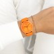 OOZOO Timepieces Ρολόι Γυναικείο Πορτοκαλί Δερμάτινο Λουράκι C11171