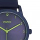 OOZOO Timepieces Ρολόι Γυναικείο Μπλε Δερμάτινο Λουράκι C11174