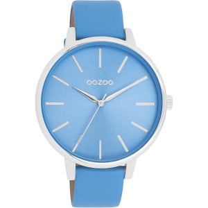 OOZOO Timepieces Woman's Watch Blue Leather Strap C11296
