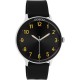 OOZOO Timepieces Smartwatch Mαύρο Καουτσούκ λουράκι Q00130