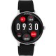 OOZOO Timepieces Smartwatch Mαύρο Καουτσούκ λουράκι Q00130